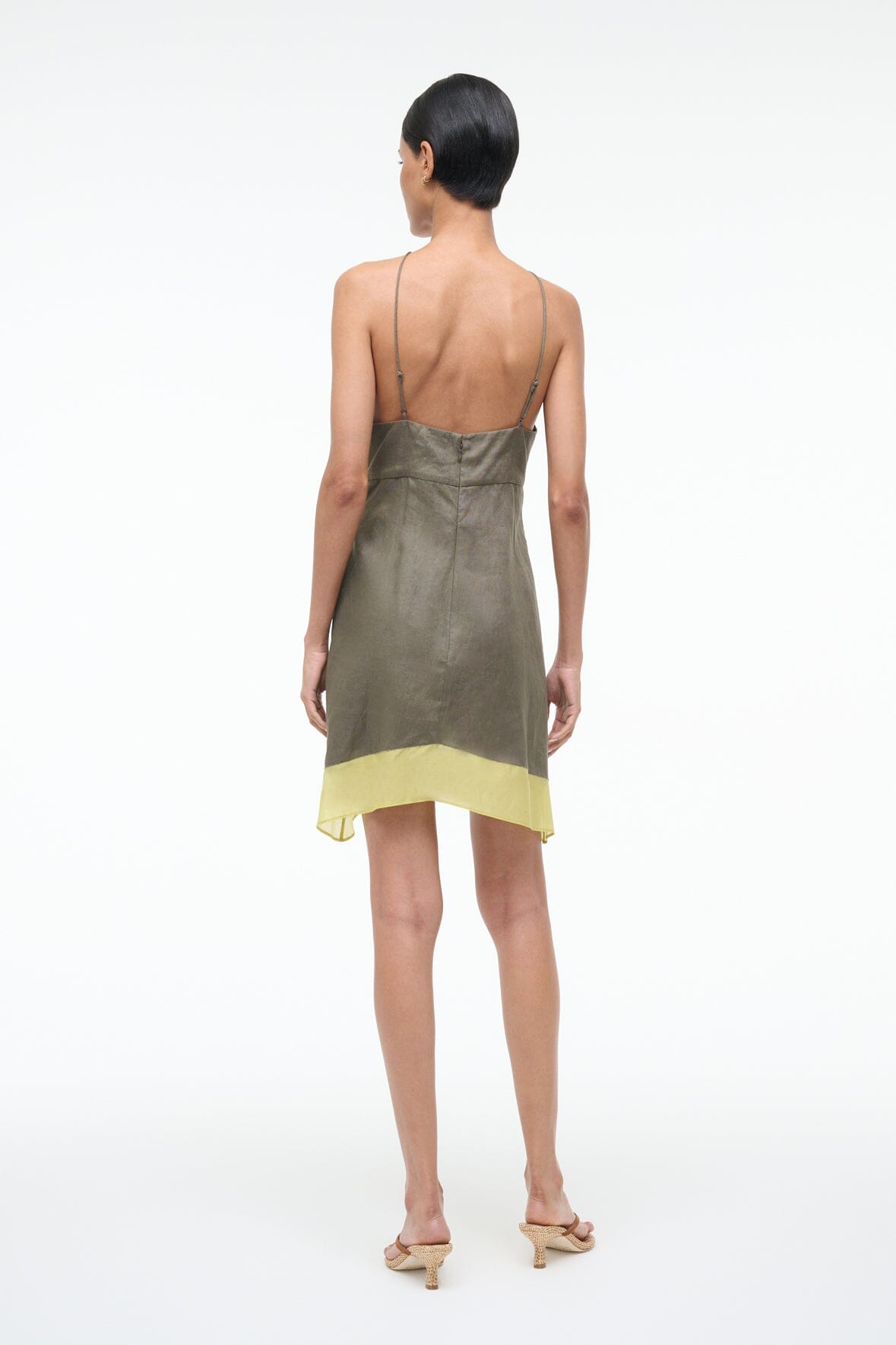 Oro Linen Dress Palo Verde | STAUD Top Pick