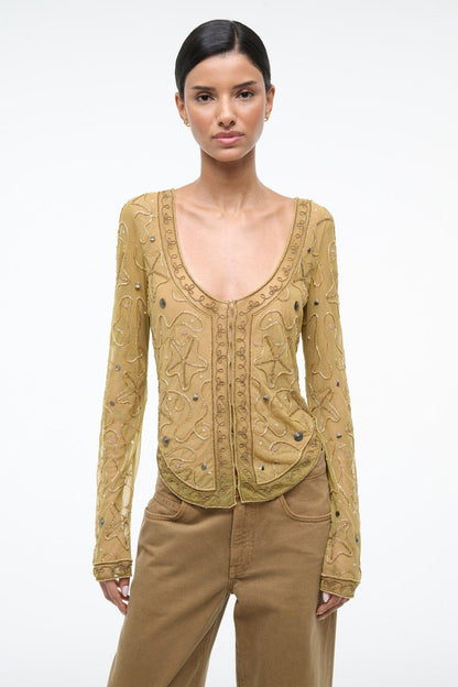 Mila Top Sandbar | STAUD Exclusive
