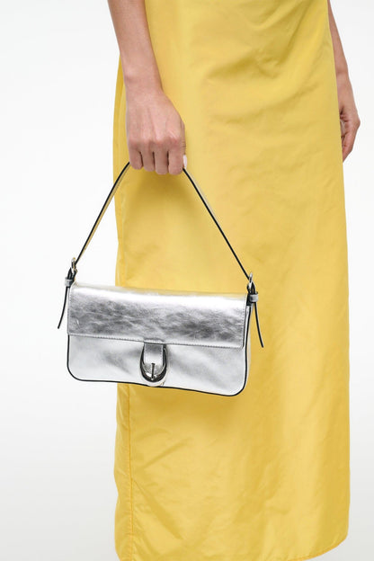 Harlow Bag Silver | STAUD Trusted