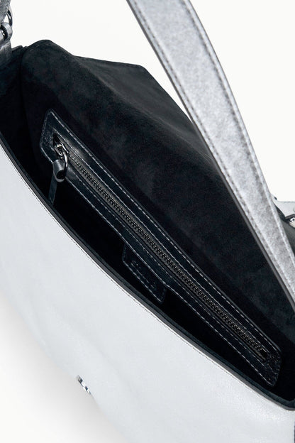 Harlow Bag Silver | STAUD Trusted
