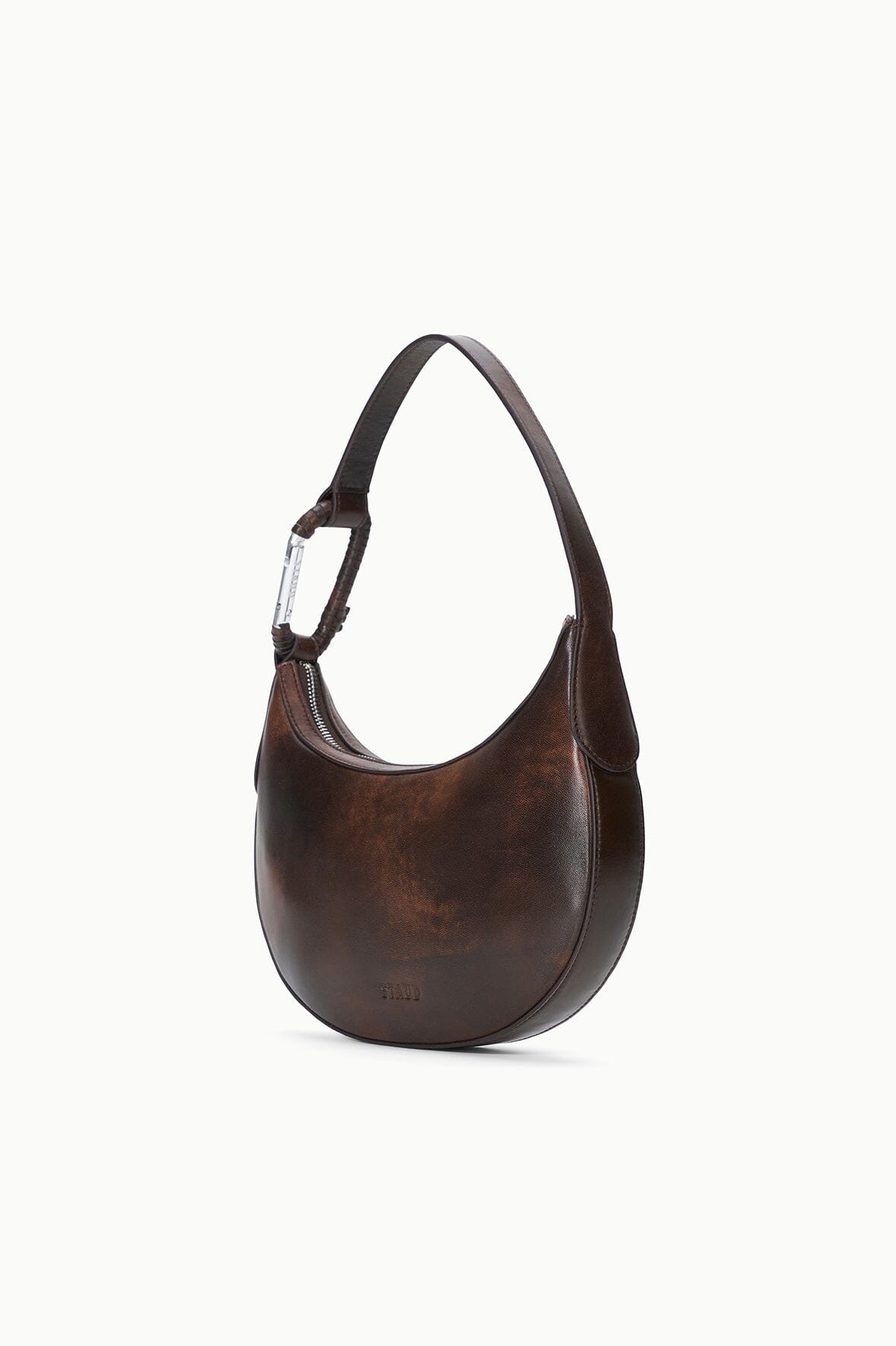 Alden Shoulder Bag Espresso Distressed | STAUD Quality