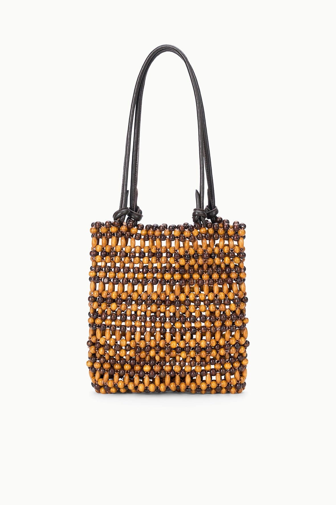 Baja Mini Tote Multi Wood Beads | STAUD New