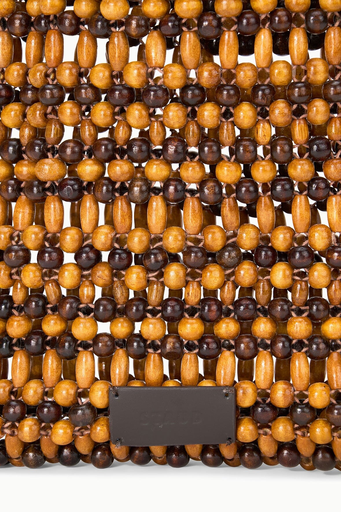 Baja Mini Tote Multi Wood Beads | STAUD New