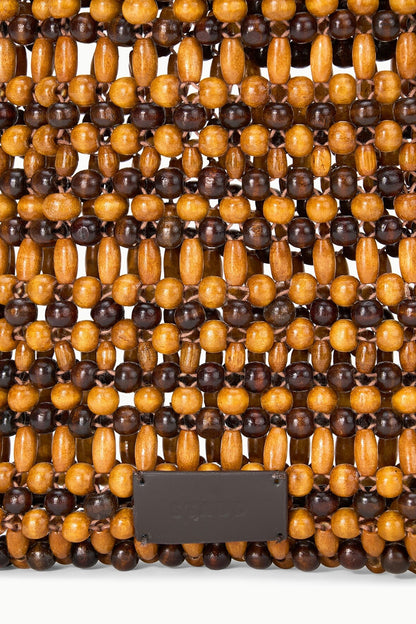 Baja Mini Tote Multi Wood Beads | STAUD New