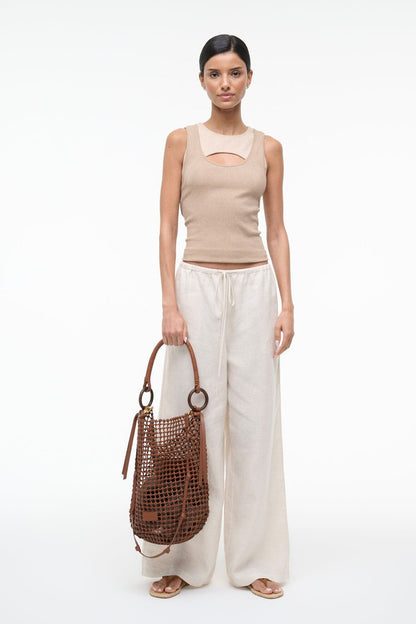Del Mar Bucket Bag Tan | STAUD Quality