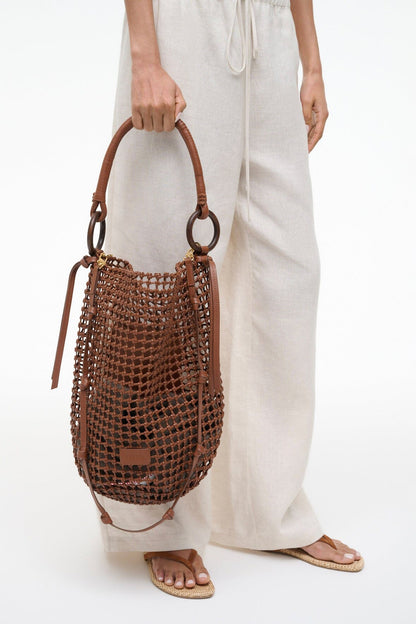 Del Mar Bucket Bag Tan | STAUD Quality