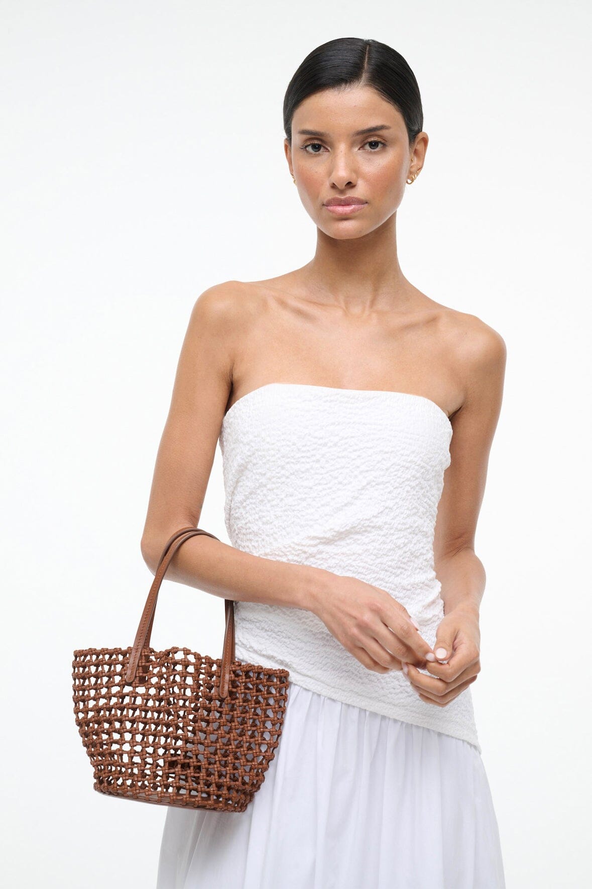 Caro Bucket Bag Tan | STAUD Deals