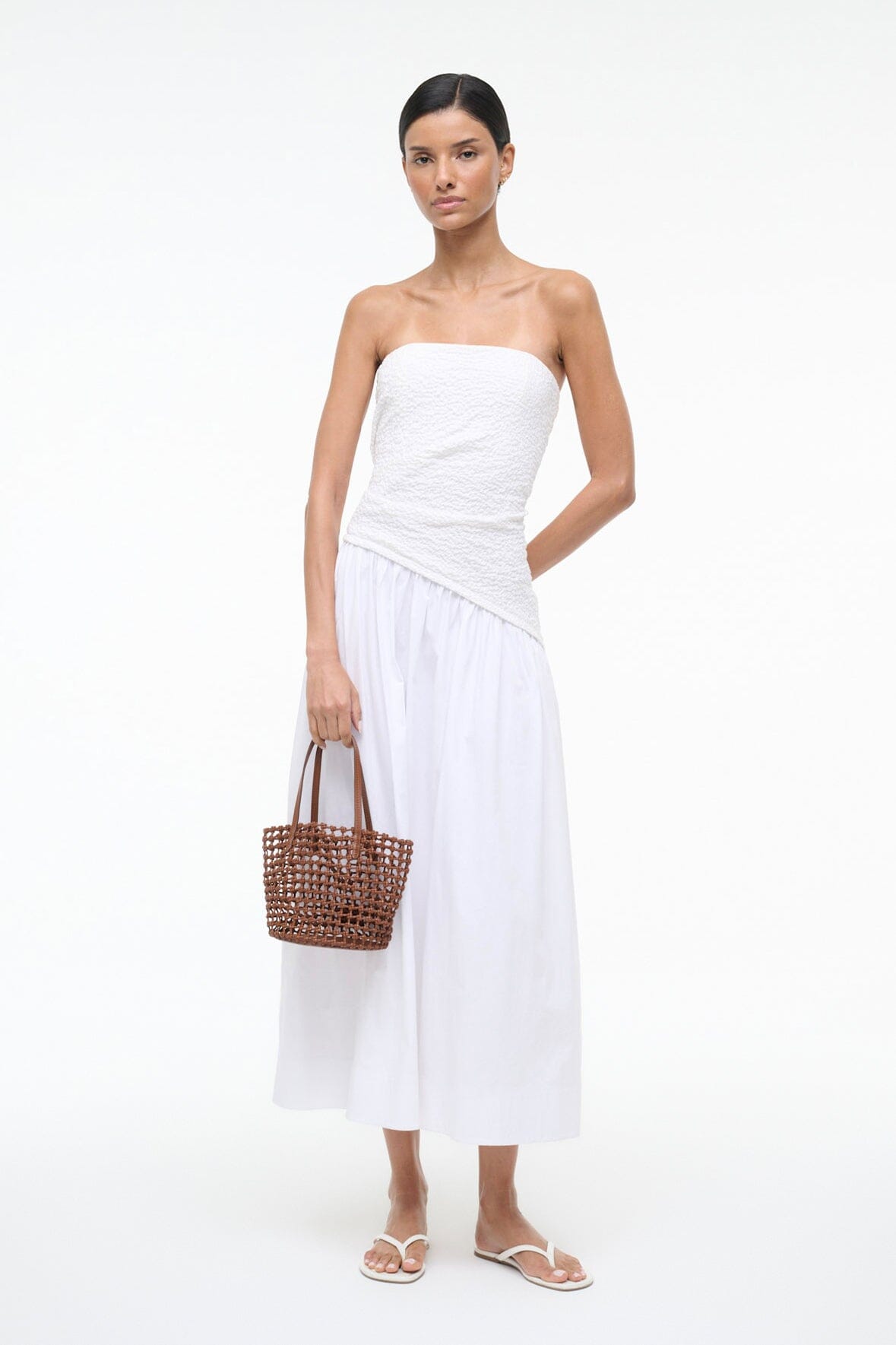 Caro Bucket Bag Tan | STAUD Deals