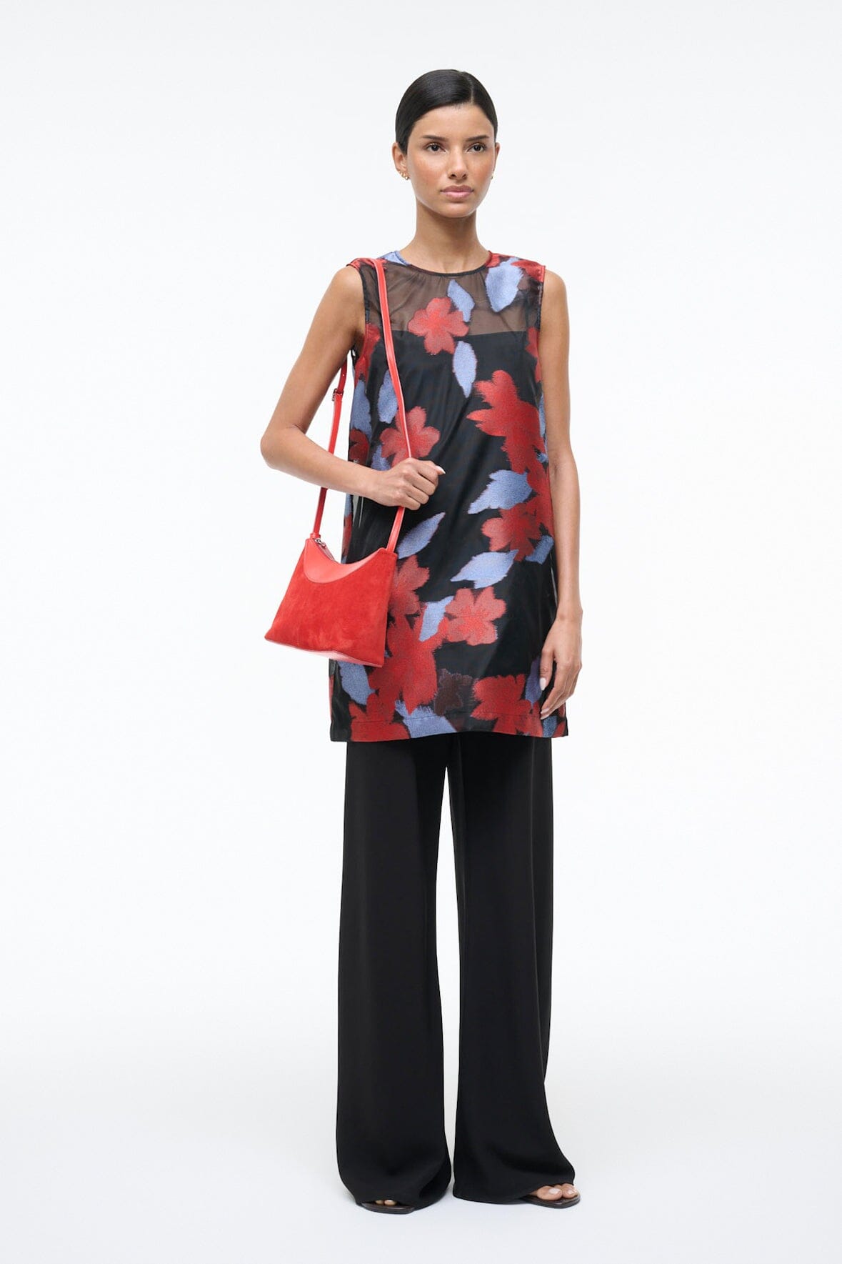 Rowey Bag Red Rose | STAUD Exclusive