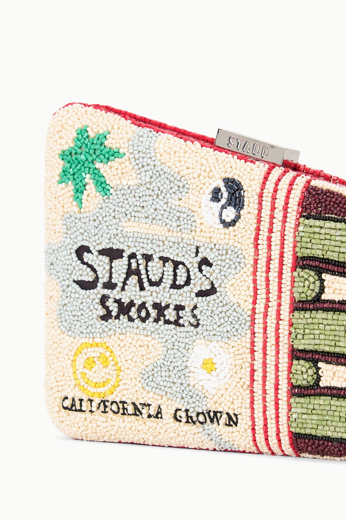 Carmella Beaded Clutch California Grown | STAUD Deals