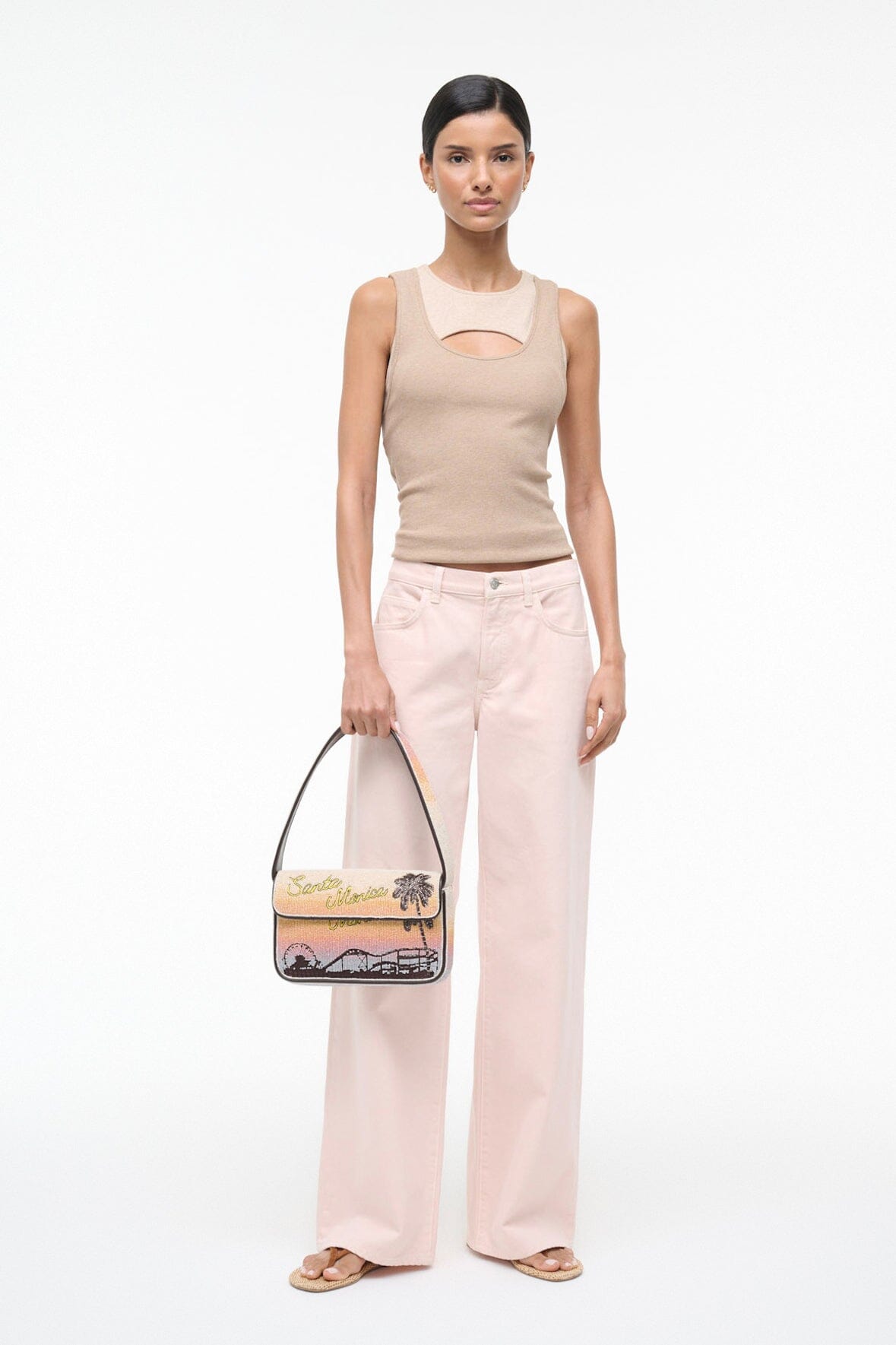 Tommy Beaded Bag Santa Monica Sunset | STAUD Popular