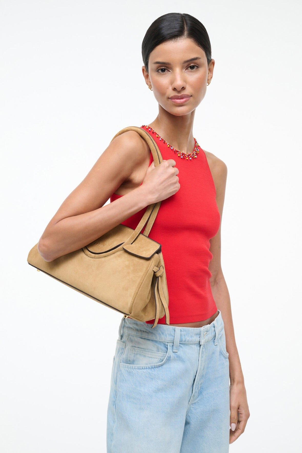 Maude Shoulder Bag Hazel | STAUD Deals
