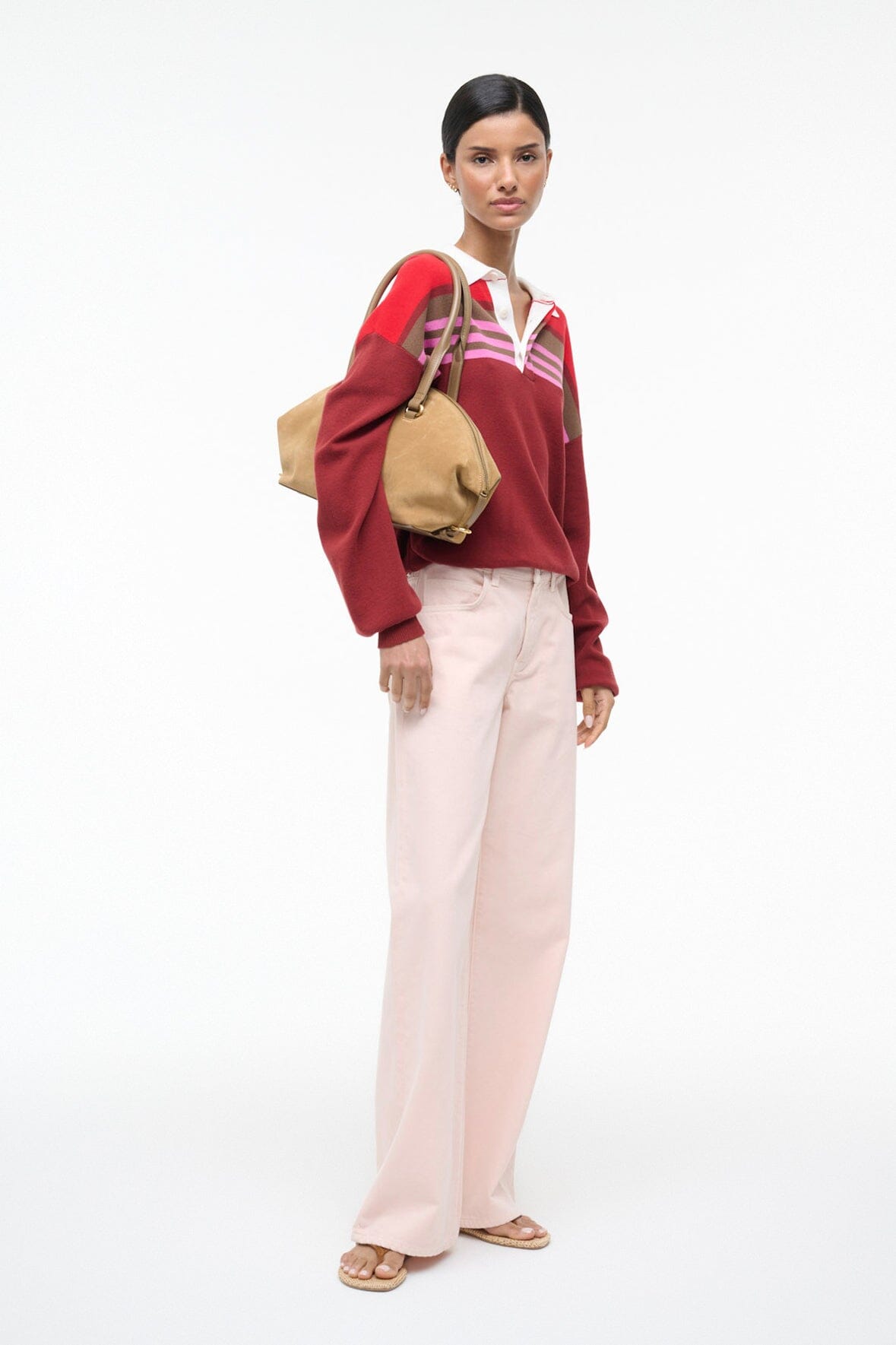 Hester Shoulder Bag Hazel | STAUD Signature