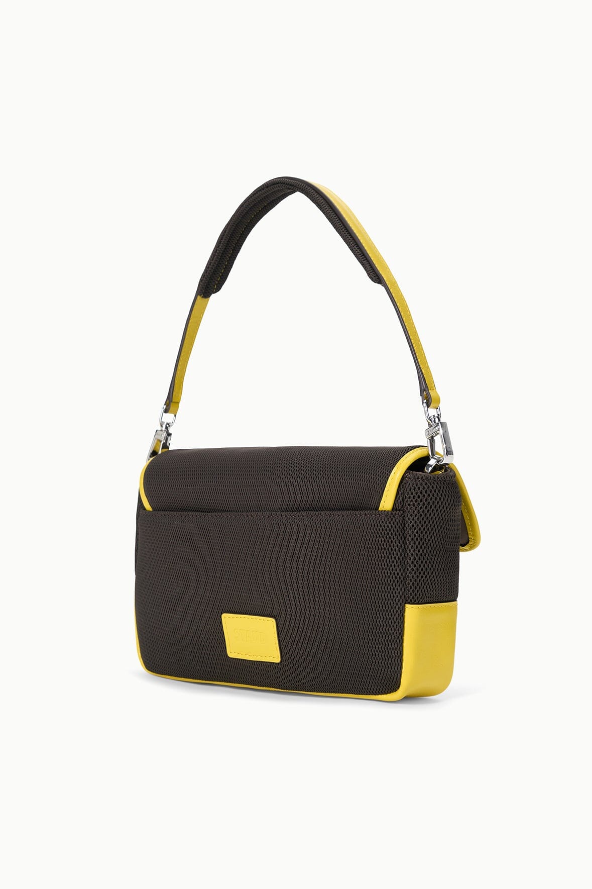 Tony Shoulder Bag Espresso Lemon | STAUD Trusted