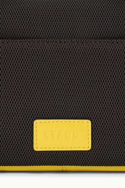 Tony Shoulder Bag Espresso Lemon | STAUD Trusted