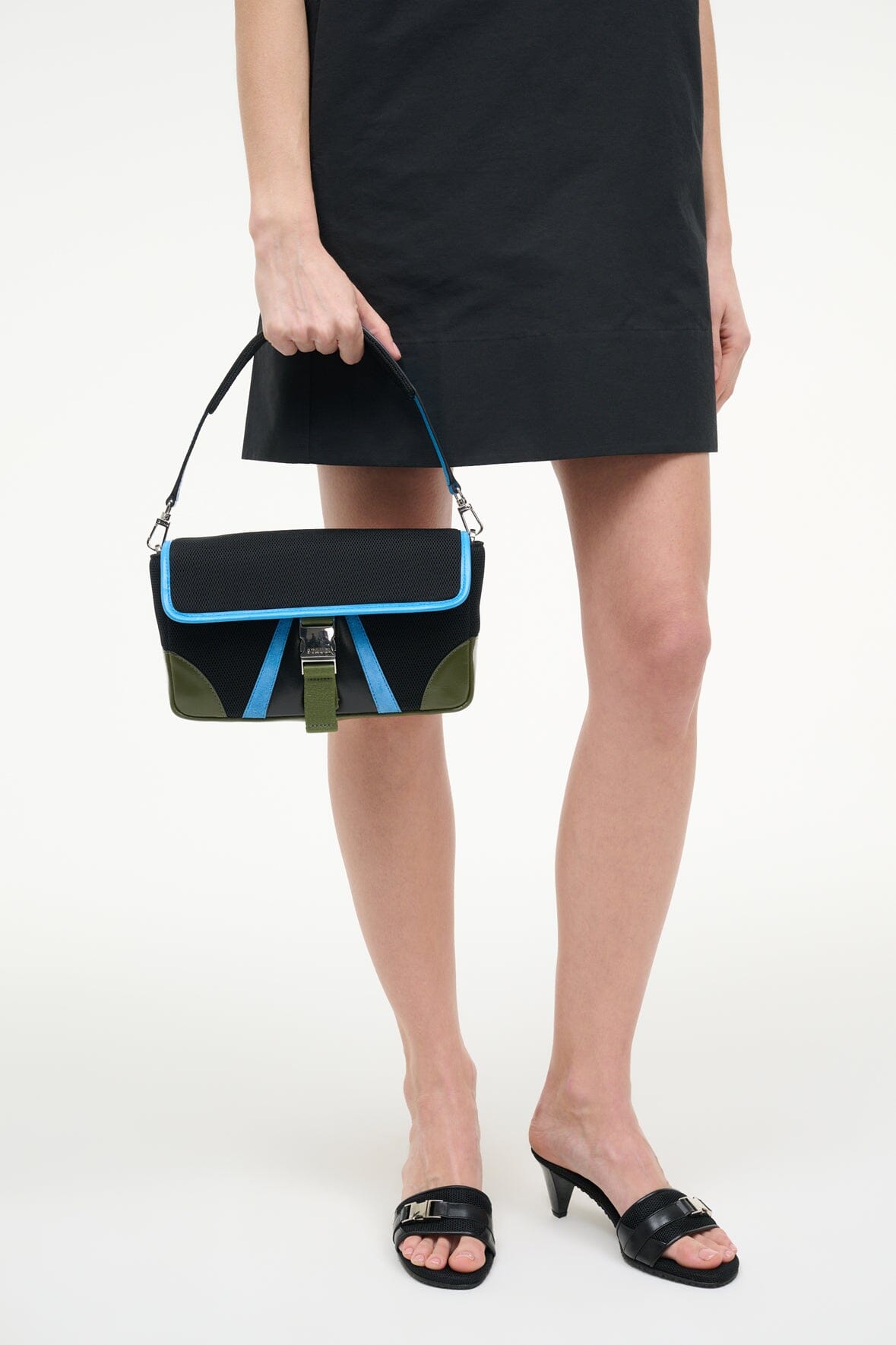 Tony Shoulder Bag Black Pool | STAUD Featured
