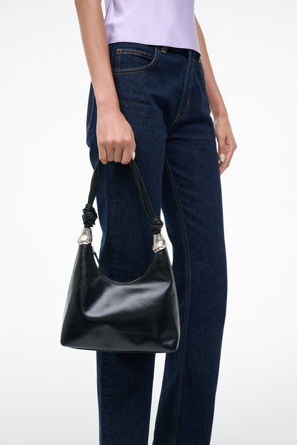 Cuff Shoulder Bag Black | STAUD Best Seller