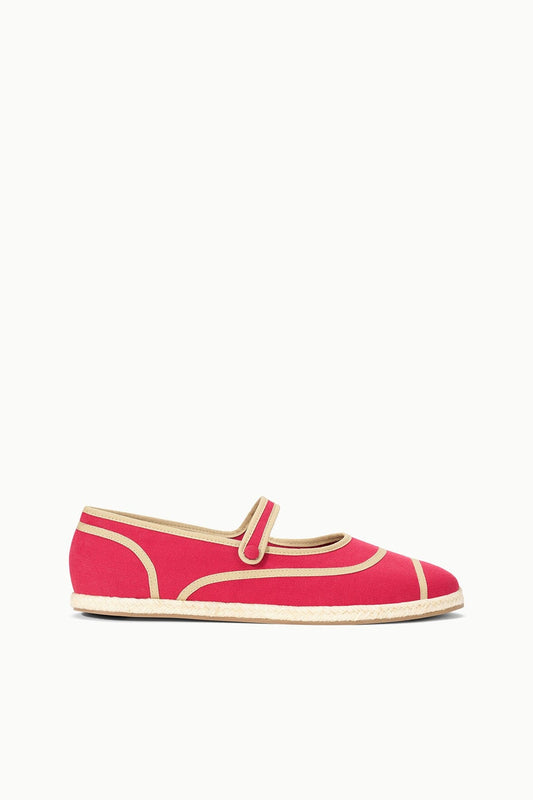 Nora Espadrille Flat Rouge | STAUD Exclusive