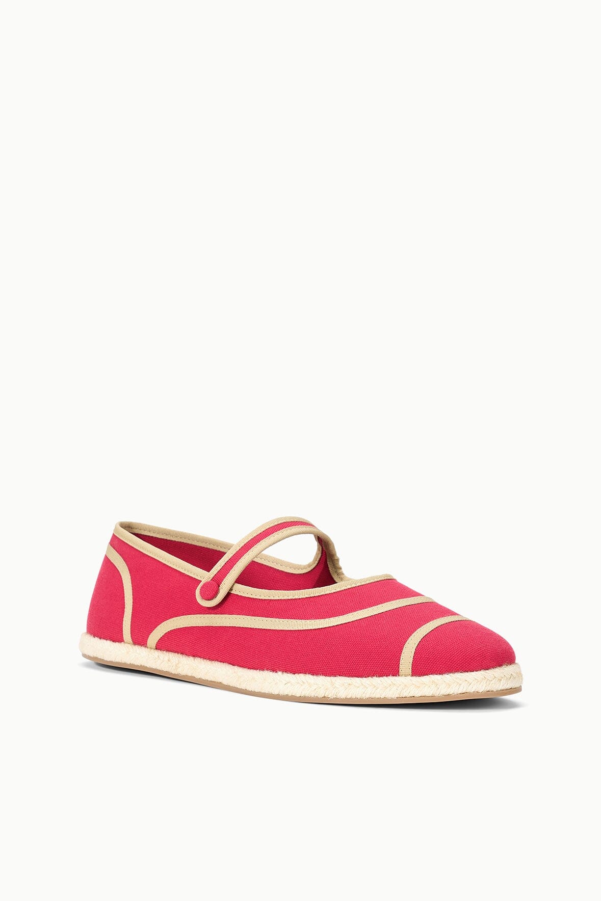 Nora Espadrille Flat Rouge | STAUD Exclusive