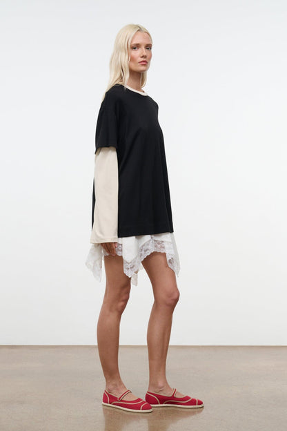 Nora Espadrille Flat Rouge | STAUD Exclusive