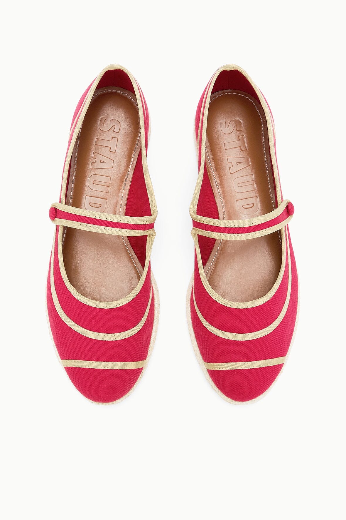 Nora Espadrille Flat Rouge | STAUD Exclusive