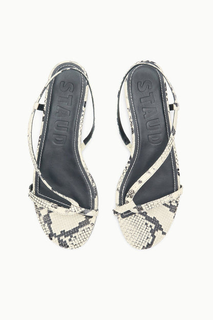 Louden Sandal White Snake | STAUD Best Price