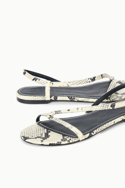 Louden Sandal White Snake | STAUD Best Price