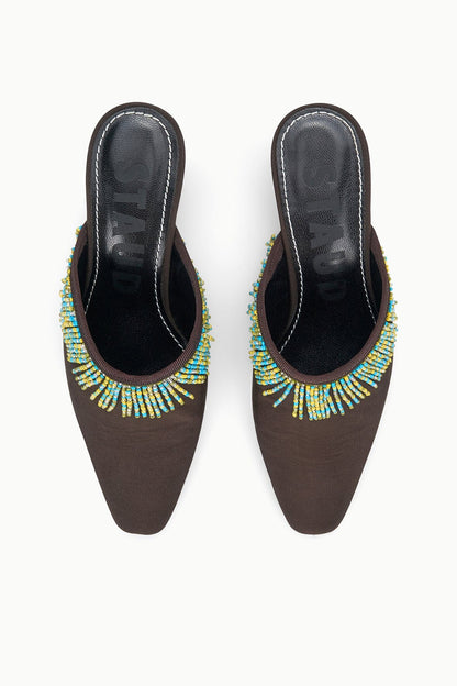 Joanna Kitten Heel Mule Espresso | STAUD Hot Sale