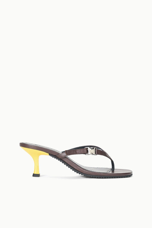 Flynn Kitten Heel Espresso Lemon | STAUD Featured