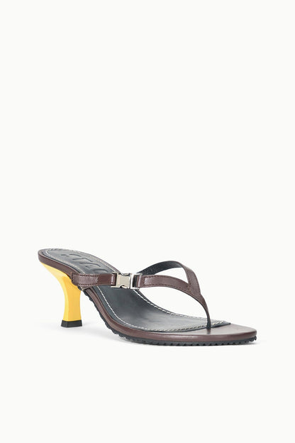 Flynn Kitten Heel Espresso Lemon | STAUD Featured