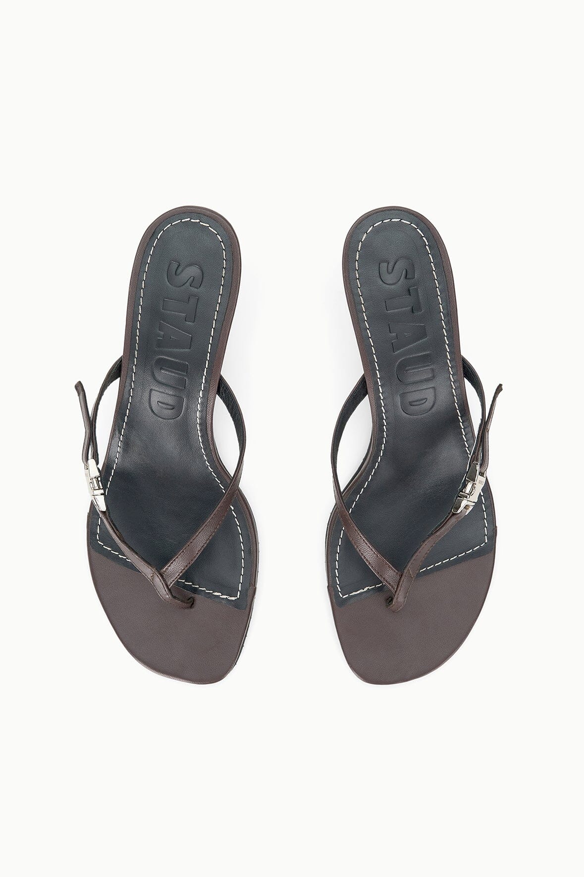 Flynn Kitten Heel Espresso Lemon | STAUD Featured