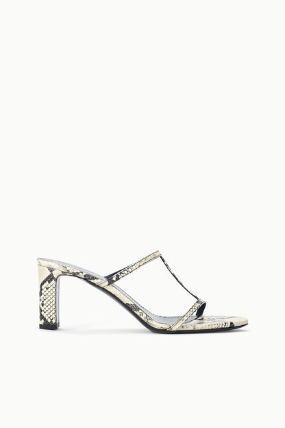 Talita Heel White Snake | STAUD Sale