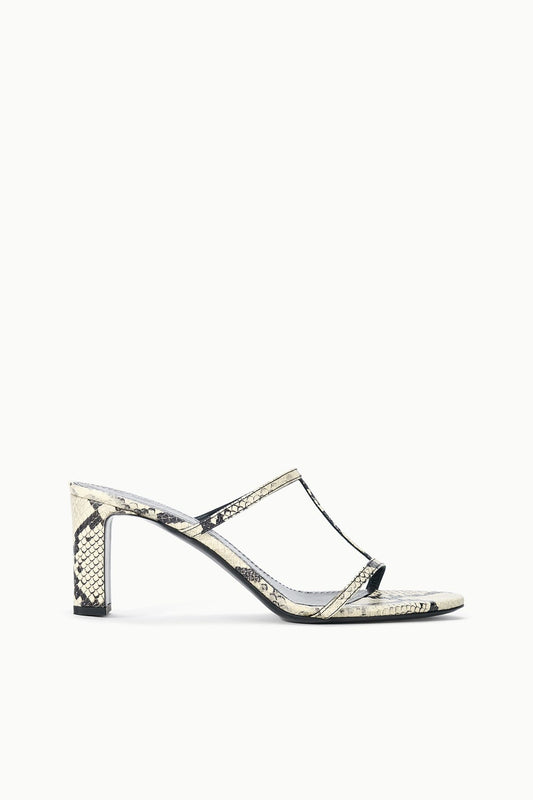 Talita Heel White Snake | STAUD Sale