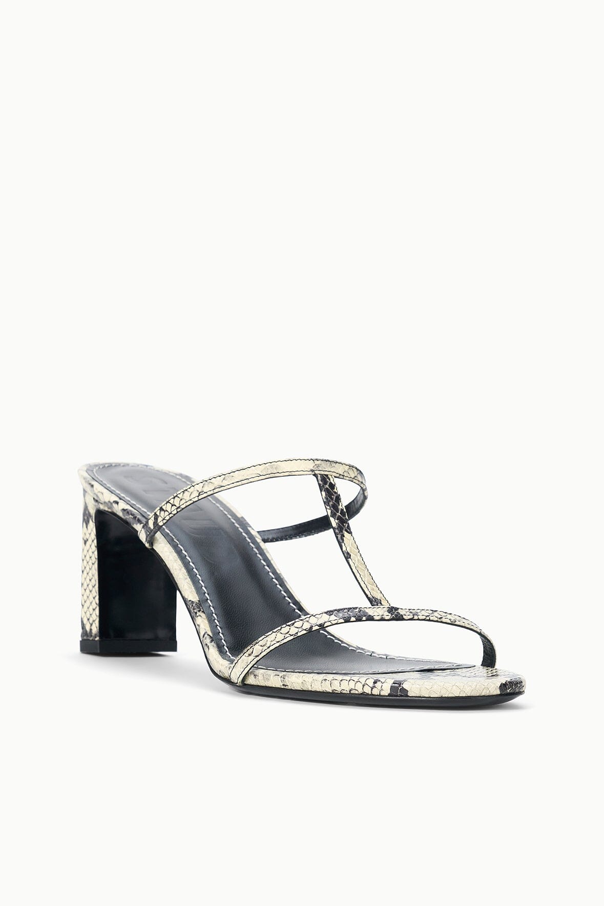 Talita Heel White Snake | STAUD Sale