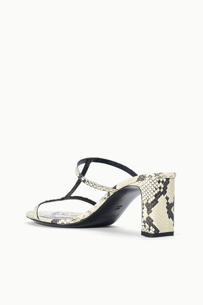 Talita Heel White Snake | STAUD Sale