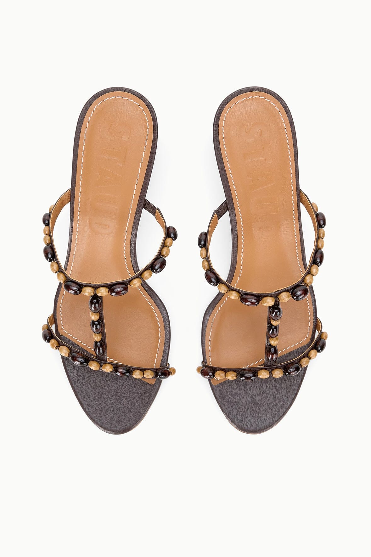 Talita Heel Wood Beads | STAUD Featured