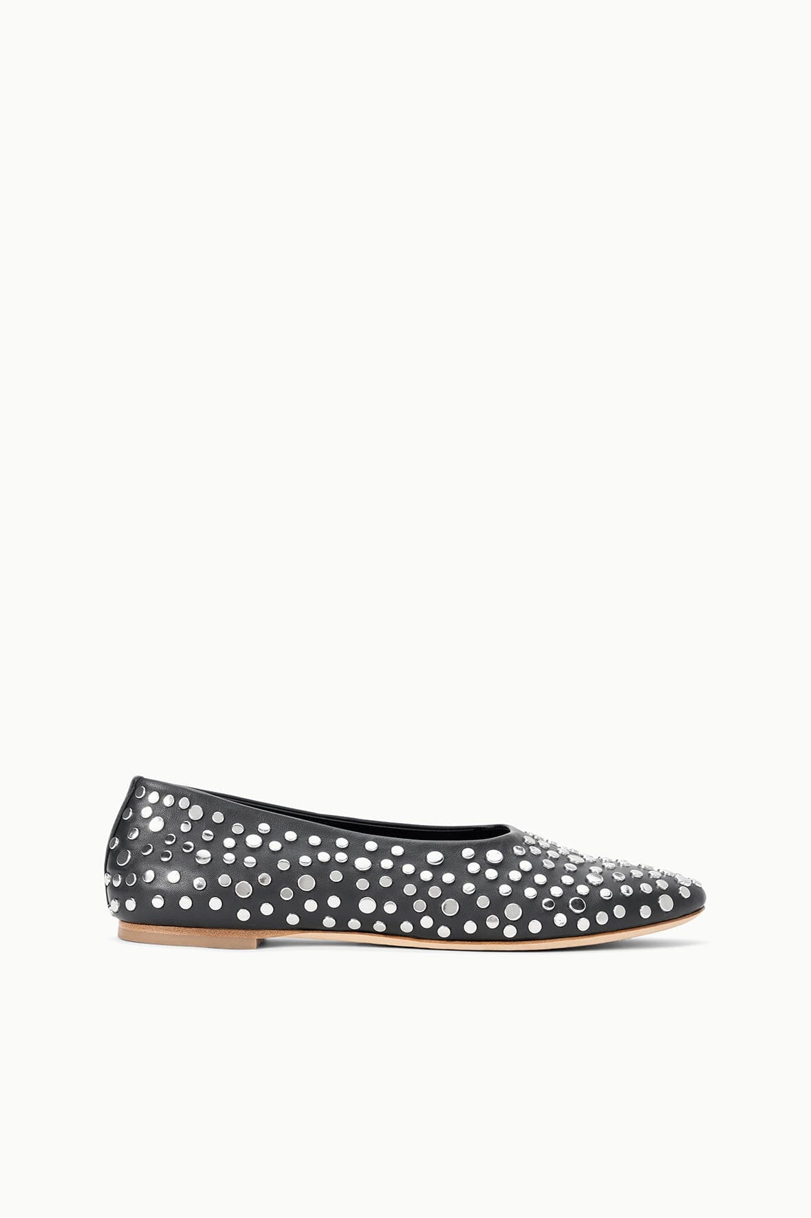 Alba Ballet Flat Rivets | STAUD Best Seller