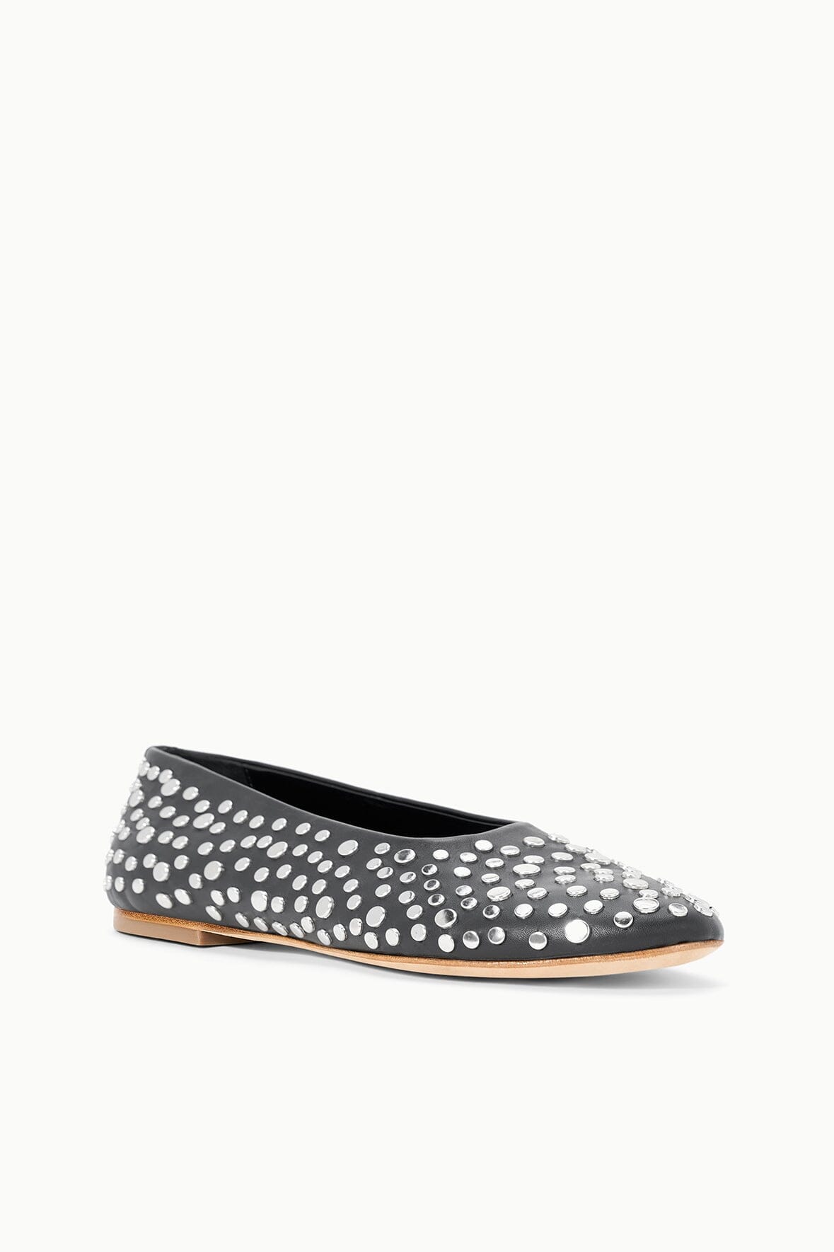 Alba Ballet Flat Rivets | STAUD Best Seller