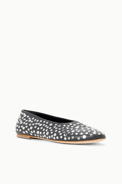Alba Ballet Flat Rivets | STAUD Best Seller