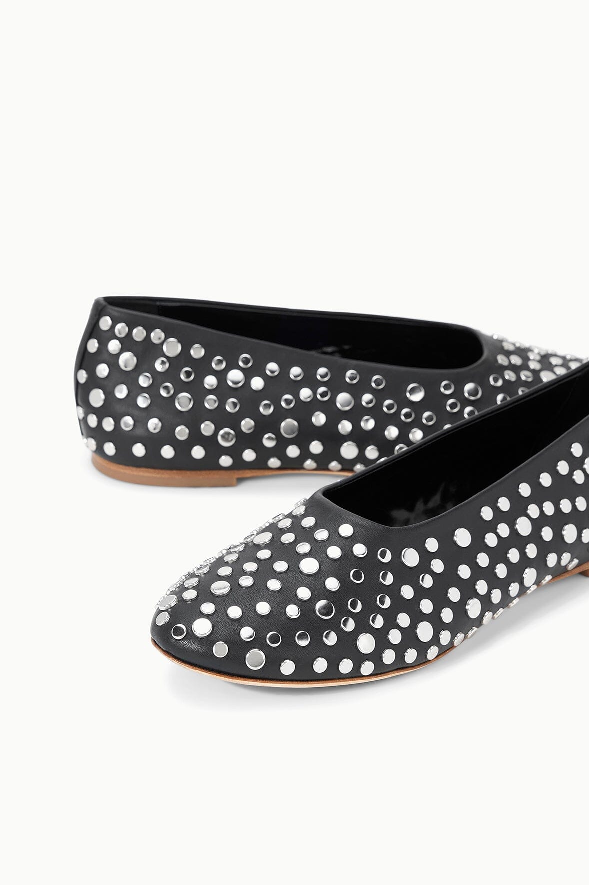 Alba Ballet Flat Rivets | STAUD Best Seller