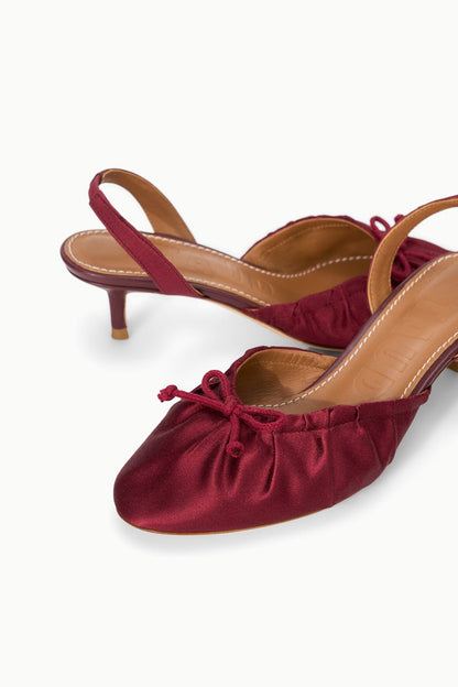 Alba Ballet Slingback Oxblood | STAUD Exclusive