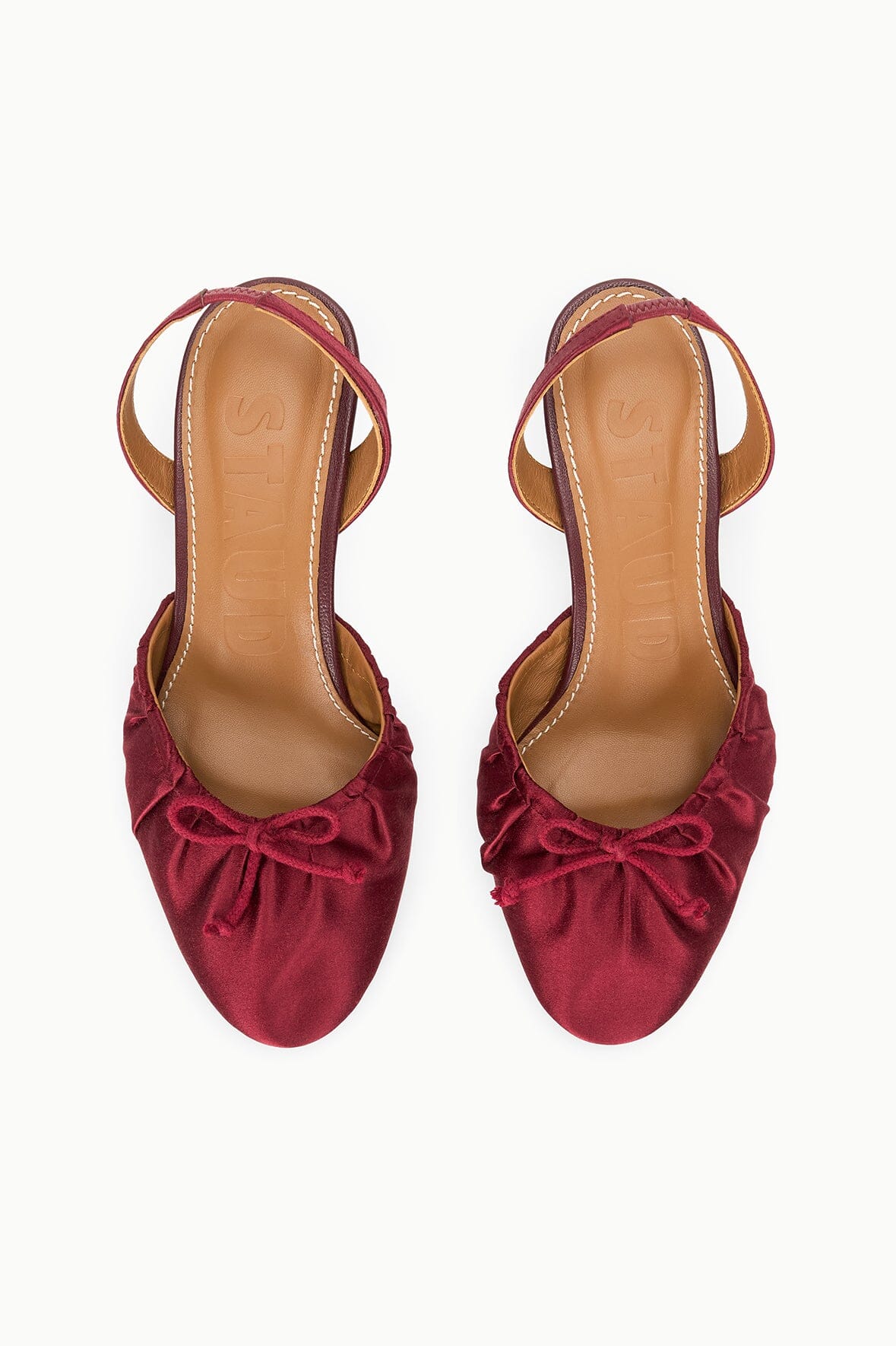 Alba Ballet Slingback Oxblood | STAUD Exclusive
