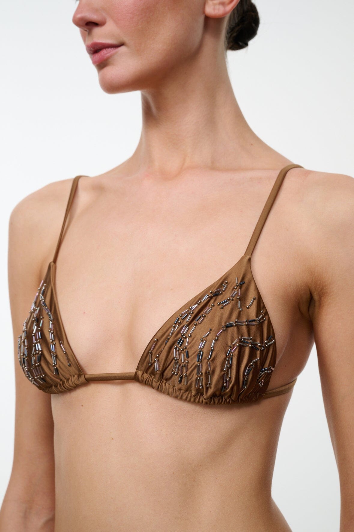 Alexis Bikini Top Bronze | STAUD Best Seller
