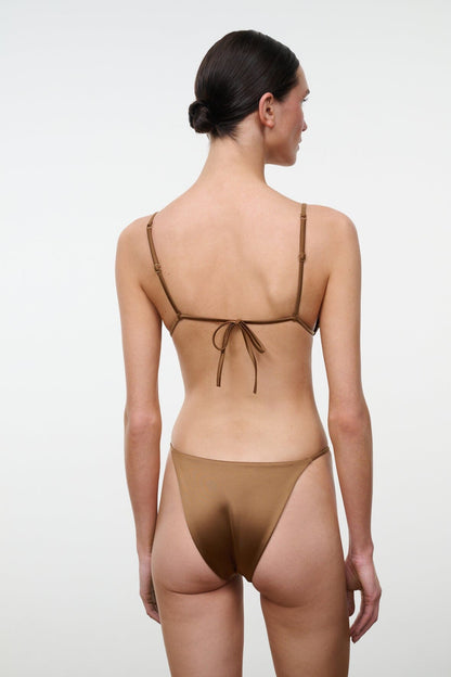 Alexis Bikini Top Bronze | STAUD Best Seller