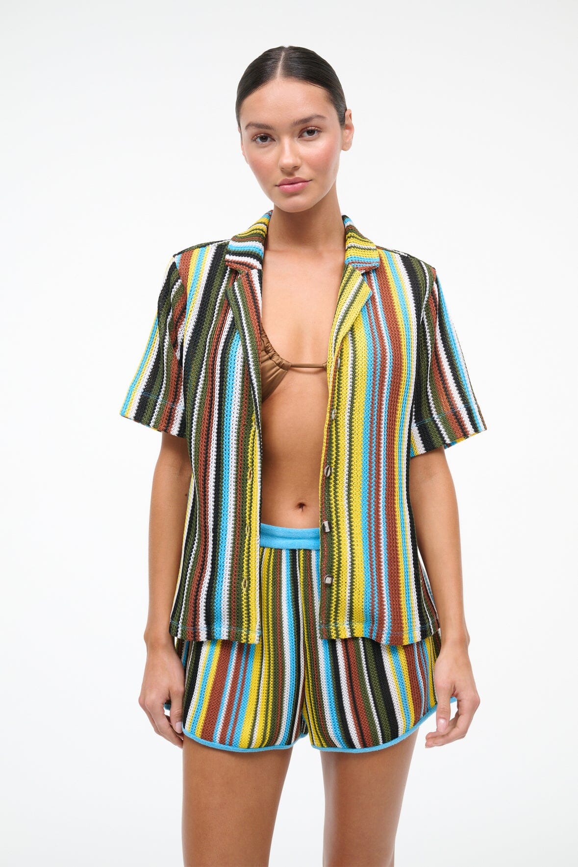 Gabi Shirt Skate Stripe | STAUD Great Value