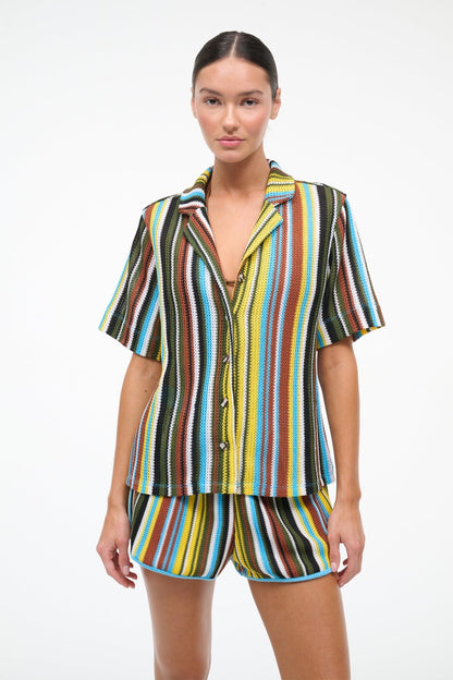 Gabi Shirt Skate Stripe | STAUD Great Value