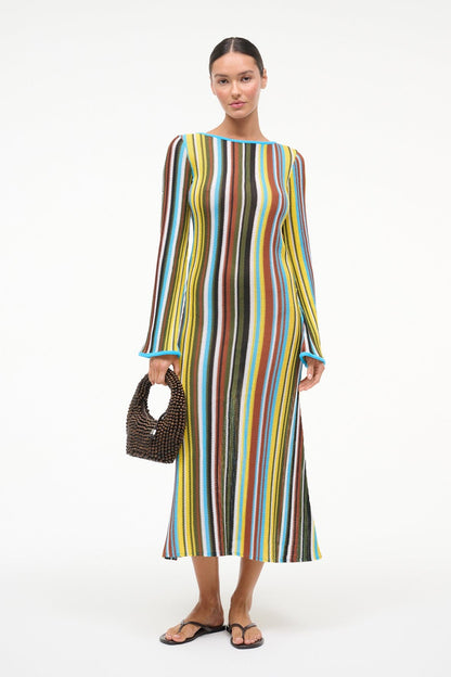 Lorena Dress Skate Stripe | STAUD Best Seller