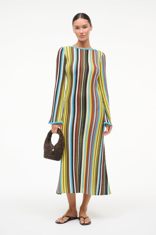 Lorena Dress Skate Stripe | STAUD Best Seller