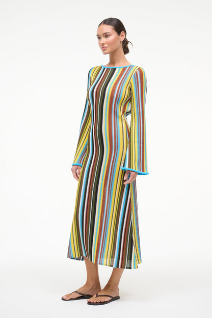 Lorena Dress Skate Stripe | STAUD Best Seller