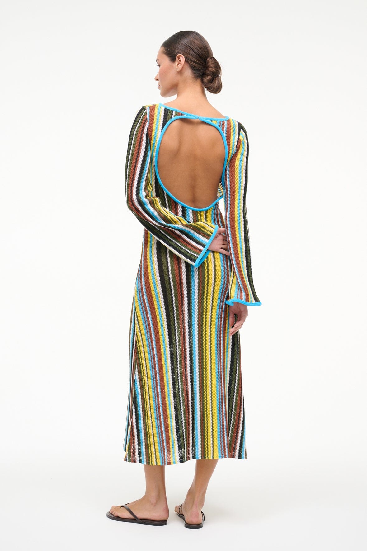Lorena Dress Skate Stripe | STAUD Best Seller